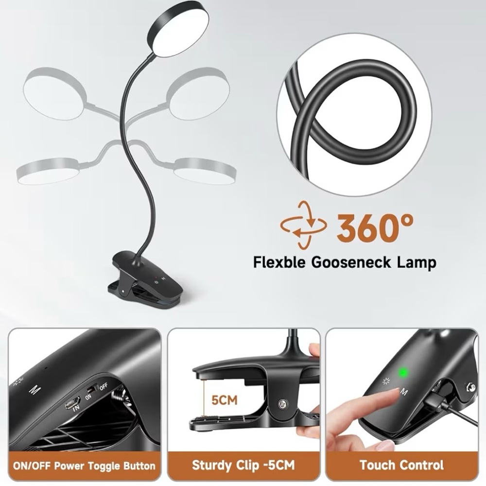Clip-On LED Reading/Task Lamp - Picture 7 of 7